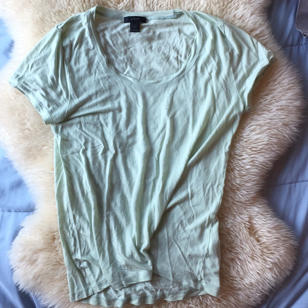 J Crew Tencel t-shirt mint green